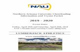 THE NORTHERN ARIZONA UNIVERSITY · The NAU Cheer Team is a great way to become actively involved within the University while meeting new people. The primary role of the NAU Cheer