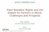 Plant Breeders’ Rights and theafsta.org/reload/wp-content/uploads/2018/03/session-4-Peter-UPOV-rev.pdfWFO welcomes the 1991 UPOV Convention as: It is an inter-governmental platform
