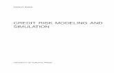 Credit Risk Modeling and Simulation - University of Torontoindividual.utoronto.ca/saber/CreditRiskModelling.pdf · 2017-08-22 · Credit risk modeling involves modeling of assets