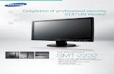21.5” Wide LED Monitor SMT-2232 - CCTV Dubai UAE...08-2012 SMT-2232 21.5” Wide LED Monitor • Supports up to 1920 x 1080 resolution, 16:9 display • Superior image quality DNIe