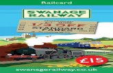 Timetable May - December 2017 Railcard VOLUNTEERING ... · Wednesday prior to travel. SWANAGE RAILWAY AND BAY ILLUSTRATED BY IAN POINTER SUMMER 2014 V.3/290714 DRIVE A TRAIN EXPERIENCES