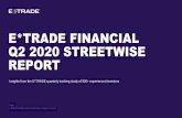 E*TRADE FINANCIAL Q2 2020 STREETWISE REPORT · 2020-05-10 · “Millennials” defined as age 25–34, “Gen X” defined as age 35–54, “Baby Boomers” defined as age 55+.