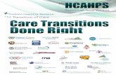 HCAHPS Breakthrough Webinar Series â€“Care HCAHPS Breakthrough Webinar Series â€“Care Transitions Done