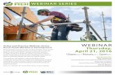 WEBINAR SERIES - Brandon University...WEBINAR SERIES Policy and Practice Webinar Series: Rural Youth Workforce Development Rural youth face many hurdles in the transition from school