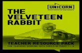 THE VELVETEEN RABBIT - Unicorn Theatre VELVETEEN RABBIT... The Velveteen Rabbit longed to become real,