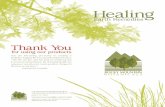 Healing - Rocky Mountain Botanicals · a healthy life is a happy life! From our family to yours we offer artisan, hand-crafted, healing ... organic oils of sunflower, sesame and olive