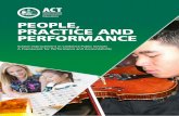 PEOPLE, PRACTICE AND PERFORMANCE · People, and our Practices that will drive our Performance. During 2015, the Education Directorate worked closely with Professor Brian Caldwell,