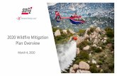 2020 Wildfire Mitigation Plan Overview · SDG&E will invest nearly $900 million in capital on wildfire risk mitigation over the three-year period of the WMP (2020-2022) Mitigation