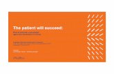 The patient will succeed AIEC 2016... · • The aged care industry in Australia is part of the Healthcare Industry, providing daily living assistance, nursing and healthcare services