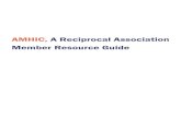AMHIC, A Reciprocal Association Member Resource Guideamhic.com/PDF/AMHIC - Member Guide - October 2014.pdf · 8. Dyslipidemia screening for children at higher risk of lipid disorders