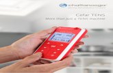 Cefar TENS - international.chattgroup.com · Pro with added features to combine TENS and NMES treatments in one portable unit. Intended for use by both healthcare professionals and