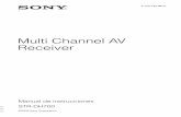 Multi Channel AV Receiver - CNET Content Solutionscdn.cnetcontent.com/3e/40/3e406037-7e10-45d7-8516-d2bb760c1f5a.pdfEste receptor incorpora Dolby* Digital y Pro Logic Surround y el
