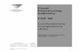 Food Processing Industry FDF 98 - training â€“ Confectionery processes depend on product type. Chocolate