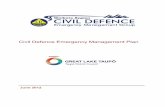 Civil Defence Emergency Management Plan - Taupo District · The Civil Defence Emergency Management Act (Section 27) provides for the position of Local Controller who, during a state