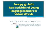 go left!: Real activities of young language learners in Virtual ......Use of VWs is now integrated into everyday life for Millions across the globe VW users (in millions Q1 2009 –