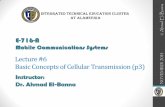 PowerPoint Presentation Shoubra... · Lecture #6 Basic Concepts of Cellular Transmission (p3) Instructor: Dr. Ahmad El-Banna 2014 E-716-A Mobile Communications Systems Integrated