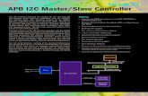 APB I2C Master/Slave Controller...The I2C serial interface consists of the standard bidirectional I2C signals: Serial Clock Line (SCL) and Serial Data Line (SDA). At the I2C IP level,