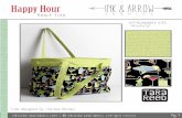 Happy Hour - QT Fabrics...Happy Hour Beach Tote 9. Baste the Pellon Sew in Fleece to the bag front, bag back and bag bottom. 10. With right sides together stitch the front and back