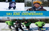 Adaptive - Nordic - Alpine Ski and Snowboard...Mt. Spokane Ski & Snowboard Resort and Ski School which have been instrumental to the success of this program. We are also appreciative