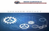 SPEAKER PACKET - Rick Garofolo€¦ · SPEAKER PACKET. What you don’t know can hurt you. Many dentists and practice managers aren’t aware of current OSHA and HIPAA standards or
