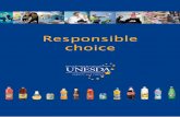 Responsible choice · into consumer behaviour and responsiveness to educational campaigns aimed at encouraging healthy eating and healthy lifestyles. • Share with other stakeholders
