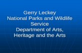 Gerry Leckey National Parks and Wildlife Service ... Leckey IAS.pdf · EU Response 2009 –European Parliament and Environment Council strongly endorsed development of an IAS strategy