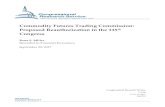 Commodity Futures Trading Commission: Proposed ... The Commodity Futures Trading Commission (CFTC) was