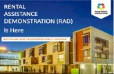 RENTAL ASSISTANCE DEMONSTRATION (RAD) Is Here€¦ · • Replace outdated electrical, plumbing, and lighting systems and fixtures. • Replace appliances with new Energy Star certified