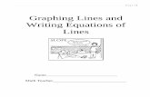 Graphing Lines and Writing Equations of Linesaskmrsmartinez.weebly.com/uploads/3/0/4/6/30467432/... · Graphing Lines and Writing Equations of Lines Name_____ Math Teacher_____ P