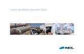 FIRST QUARTER REPORT 2016 - Nel Hydrogen · of the first quarter 2016, compared to NOK 815.6 million at the end of the fourth quarter of 2015. Total equity was NOK 714.6 million.
