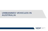UNMANNED VEHICLES IN AUSTRALIAexportvirginia.org/wp-content/uploads/2019/07/Australia... · 2019-12-16 · Unmanned Vehicles –Land § The global unmanned ground vehicles (UGVs)