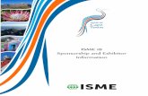 ISME 18 Sponsorship and Exhibitor Information · The sponsorship coordinators are Dr. Rosie Dorrington, Rhodes University, who will make first contact for commitment of sponsorship,