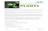 YPTE Learning pack PLANTSpopepaul.herts.sch.uk/wp-content/uploads/2020/07/... · than those you may ﬁnd around the house. It may be possible to pick up some resources during your