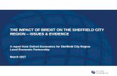 THE IMPACT OF BREXIT ON THE SHEFFIELD CITY REGION …€¦ · Brexit makes it easier or hard to reposition the sectoral structure of SCR, and whether Brexit will make it easier or