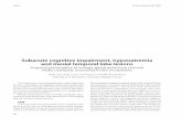Subacute cognitive impairment, hyponatremia and mesial ... · 4. Shimazaki H, Ando Y, Nakano I, Dalmau J. Reversible limbic encepha-litis with antibodies against the membranes of