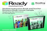 INSTRUCTION Common Core...CCSS Focus - RL.8.7 Additional Standards - W.8.1, 3, 7 A A6 Language Handbook Conventions of Standard English Lesson 1: Gerunds 224 CCSS Focus - L.8.1a Lesson