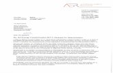 PER MFD 1-20190412133412 - Letter to ElectraNet... · I refer to Rainer Korte's letter of 11 April 2018 requesting a determination under cl. 5.16.6 of the National Electricity Rules