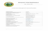REQUEST FOR PROPOSALS - Public Works · 2019-05-30 · REQUEST FOR PROPOSALS NO. 2019- 004 Construction Management General Facilities Solicitation Number 2019-004 Number of contracts