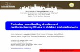 Exclusive breastfeeding duration and cardiorespiratory ...munich2014.project-earlynutrition.eu/download... · P