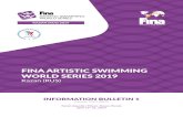 FINA ARTISTIC SWIMMING WORLD SERIES 2019 · KAAN RUS 01 COMPETITION INFORMATION FINA Artistic Swimming World Series # 3 will take place in Kazan (RUS) within Russian Open National