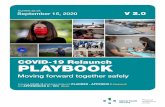 COVID-19 Relaunch Playbook and Planner...3. PREPARING THE FACILITY 8 Table of Contents 2 Considerations for leaders a. Government guidelines and the AHS relaunch planner b. Capacity