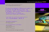 Polymyalgia Rheumatica, Giant Cell Arteritis & Large Vessel … GCA LVV Provisional... · 2013-09-12 · Bhaskar Dasgupta Eric Matteson Local Organising Committee Neil Rothnie Craig