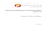 Percona XtraBackup 2.4 Documentation ... Percona XtraBackup is an open-source hot backup utility for