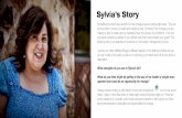 Sylvia’s Story · I’m usually really busy getting ready for ... that there is a yoga class at the same centre. I know my weight is affecting my health. ... my kids. I have tried
