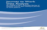 Journey to Work Data Analysis€¦ · Greater Hobart Household Travel Survey (December 2010) Journey to work data becomes more complex when several modes are used to transport to