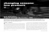 Changing Seasons: Low Pressure - Sora · into the mid-Atlantic states. The Chesapeake Bay and Potomac River hasin have hosted many more Franklin's than have surrounding regions over