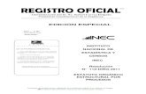INSTITUTO NACIONAL DE ESTADÍSTICA Y CENSOS INEC … · Instituto Nacional de Estadística y Censos - INEC; Documento con posibles errores, digitalizado de la publicación original.