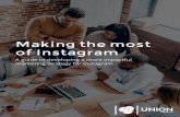Instagram Strategy Ebook...While video has been getting a lot of attention in social media marketing circles lately, photos actually tend to perform better than video on Instagram.