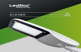 CLEVEO Smart street luminaire - lediko.com · 8 Lediko – CLEVEO luminaire We reserve the right to implement design changes in luminaires. Luminous flux NS module Parameters Luminaire