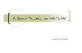 A Quick Tutorial on MATLAB - Duke Universitypfister.ee.duke.edu/courses/ece485/matlab.pdfalgebra type problems using matrices. It’s name is derived from MATrix LABoratory. MATLAB